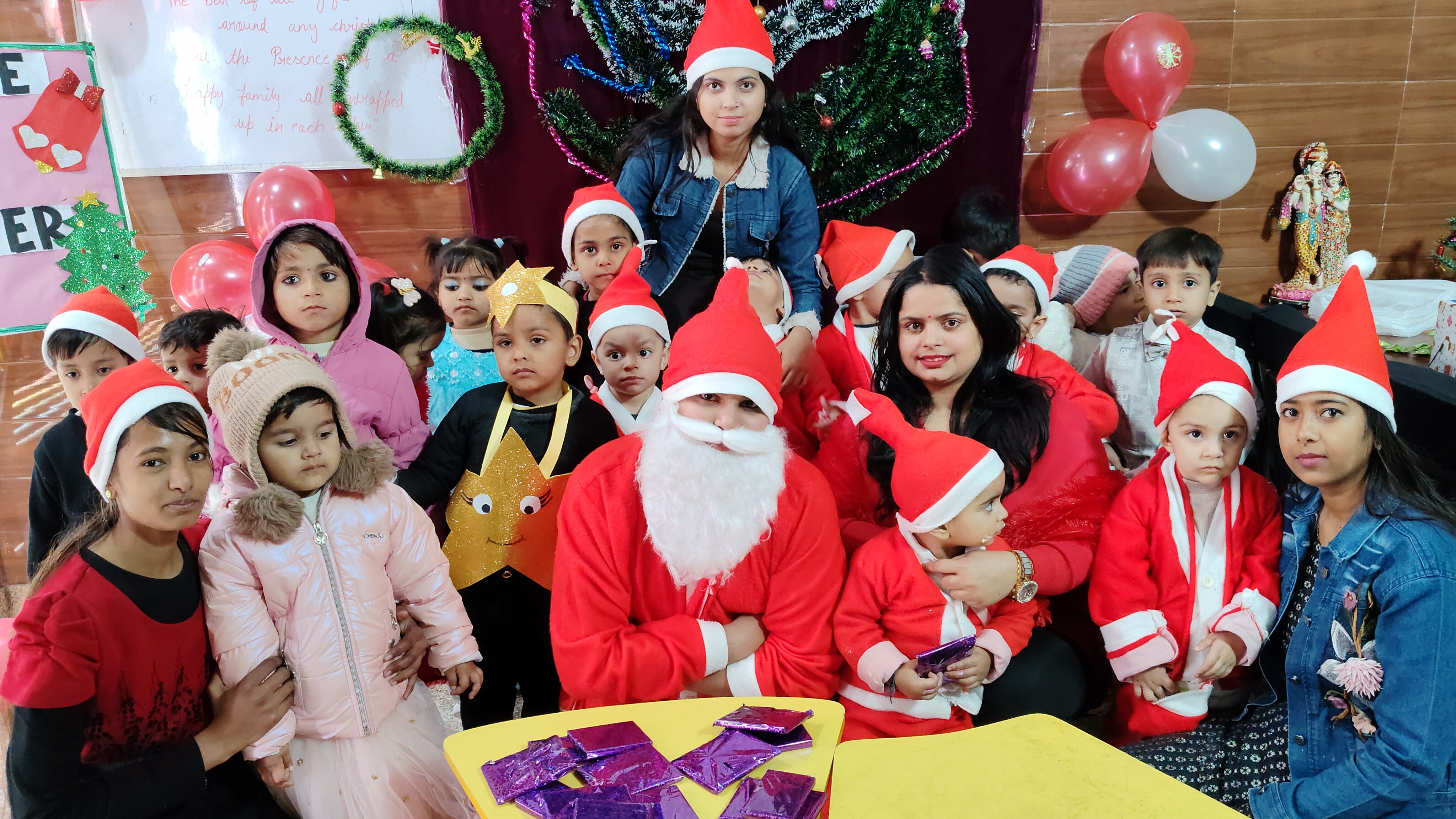Happy children learning at Little Stars Playschool